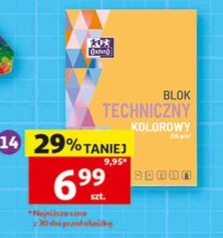 blok techniczny A4 kolorowy