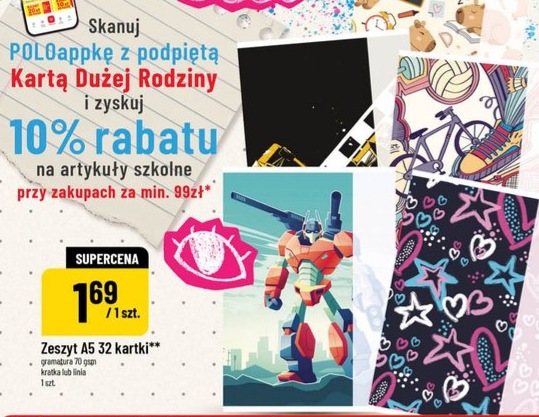 zeszyt A5 32 kartki