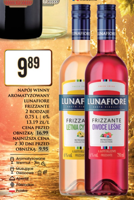 napój winny aromatyzowany frizzante