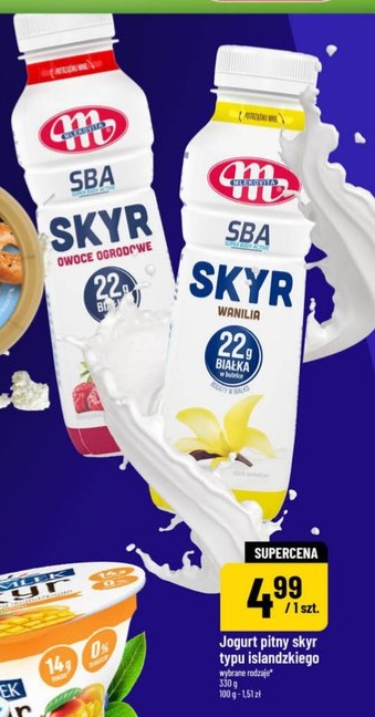 Jogurt pitny skyr typu islandzkiego
