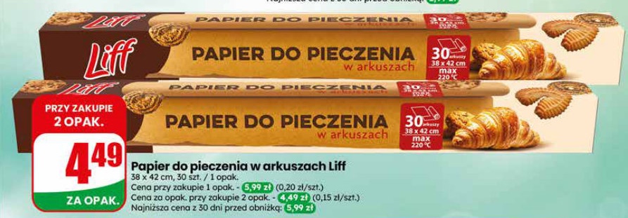 papier do pieczenia w arkuszach