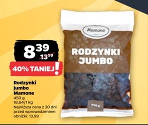 Rodzynki jumbo