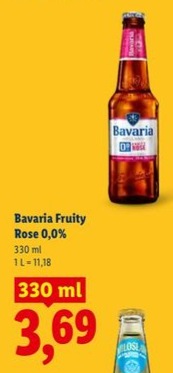 Piwo bezalkoholowe rose