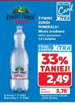 woda źródlana lekko gazowana