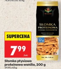 Słomka ptysiowa proteinowa wanilia