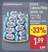 Cukierki Milky Splash