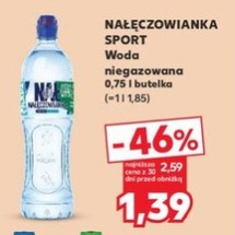 Woda niegazowana