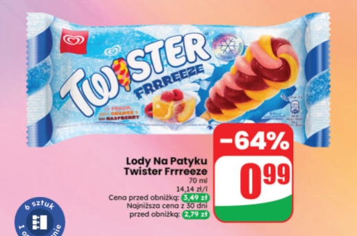 lody na patyku Twister Frrreeze