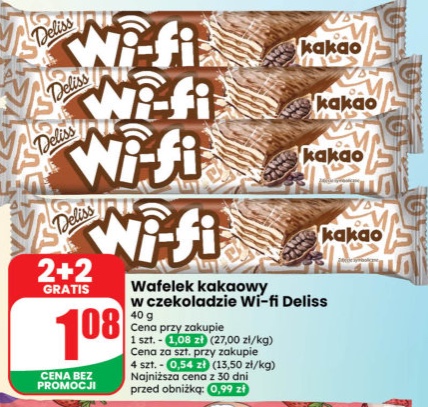 Wafelek kakaowy w czekoladzie