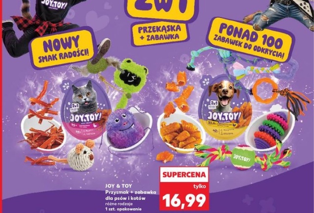 Przysmak + zabawka dla psów i kotów