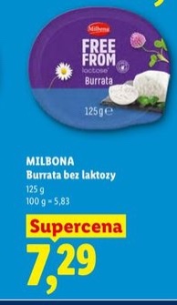 burrata bez laktozy