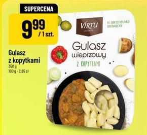Gulasz wieprzowy z kopytkami