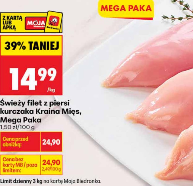 Filet z piersi kurczaka