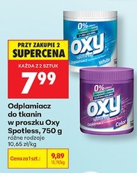 Odplamiacz do tkanin w proszku Oxy Spotless