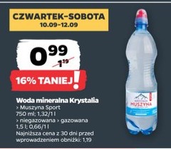 Woda mineralna Krystalia