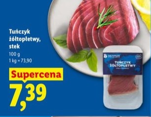 tuńczyk żółtopłetwy stek