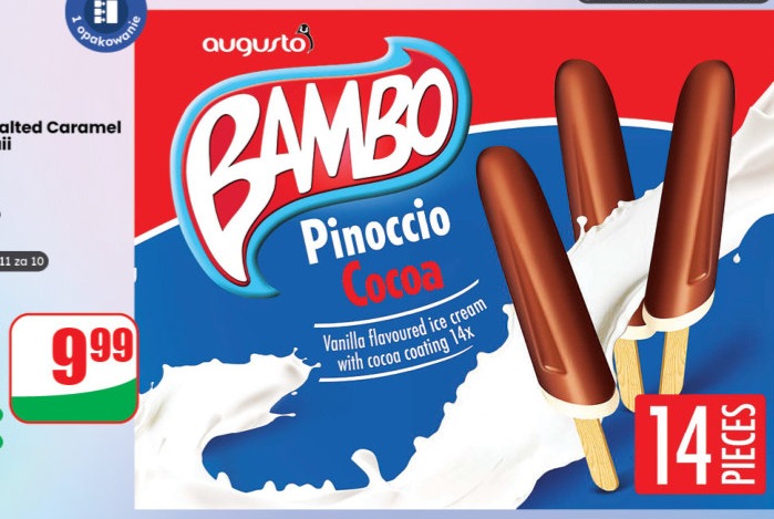 Lody multipack Pinoccio cocoa