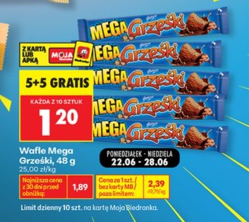 wafle Mega Grześki