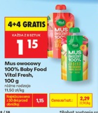 Mus owocowy 100%