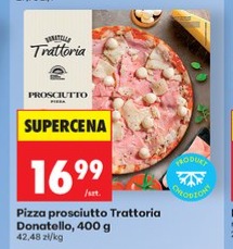 Pizza prosciutto Trattoria Donatello