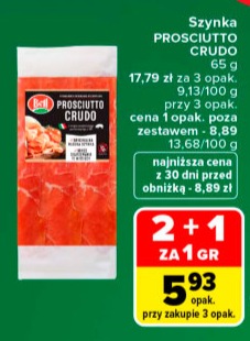 Szynka prosciutto crudo