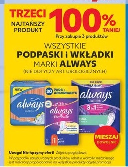Wszystkie podpaski i wkładki