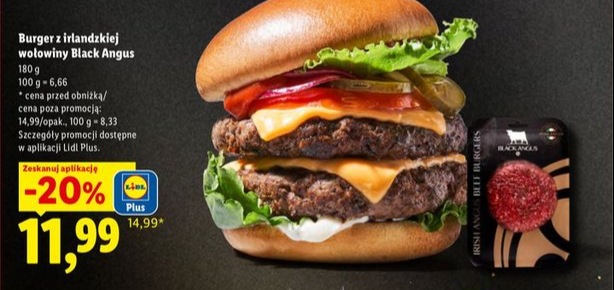 Burger z irlandzkiej wołowiny