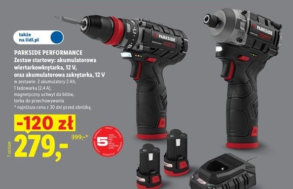 Akumulatorowa wiertarkowkrętarka 12 V