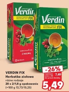 Herbata ziołowa ekspresowa