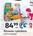 Dinozaur z pieskiem