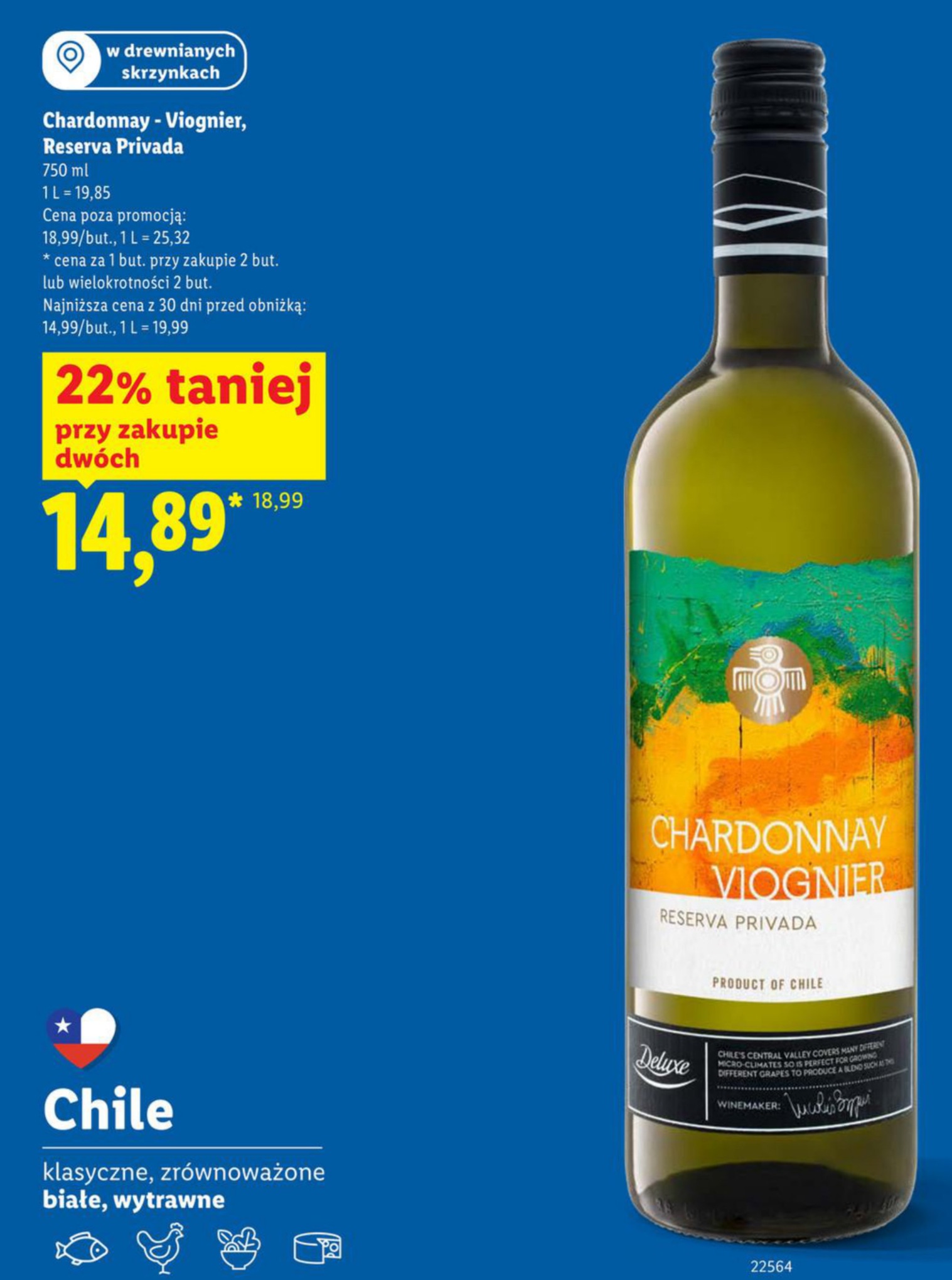wino Chardonnay - Viognier Reserva Privada