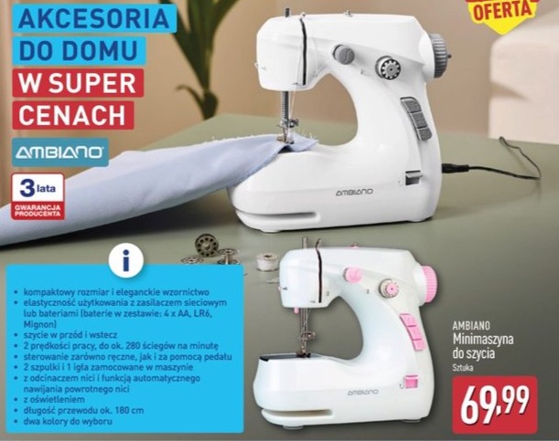 Minimaszyna do szycia
