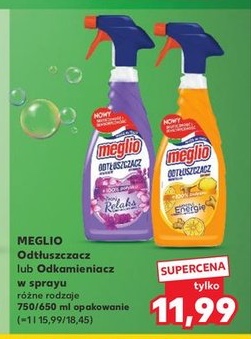 odtłuszczacz lub Odkamieniacz w sprayu