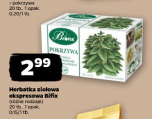 Herbata ziołowa ekspresowa