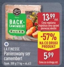 Panierowany ser Camembert