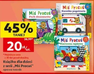 Książka dla dzieci z serii "Miś Pracuś"
