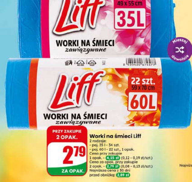 worki na śmieci
