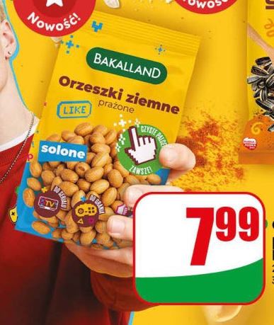 Orzeszki ziemne prażone solone