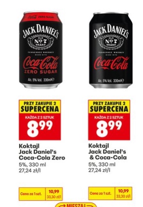 Koktajl Jack Daniel's & Coca-Cola