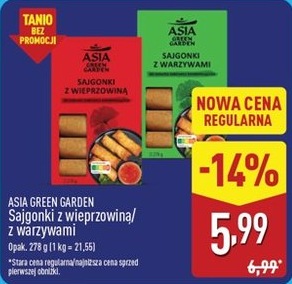 Sajgonki z wieprzowiną/z warzywami