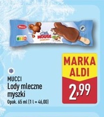 lody mleczne myszki