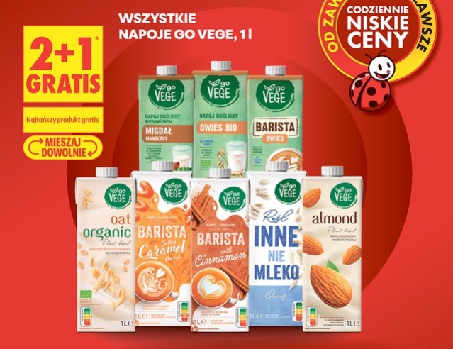 Wszystkie napoje Go Vege