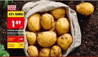 ziemniaki wczesne na wagę