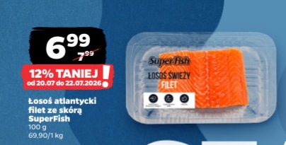 łosoś atlantycki filet ze skórą