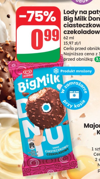 lody na patyku donut ciasteczkowo czekoladowy