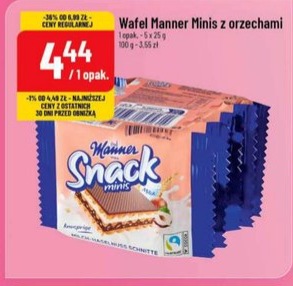 Wafel Minis z orzechami