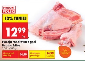 Porcja rosołowa z gęsi