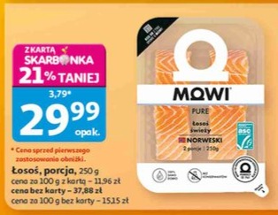 Łosoś, porcja