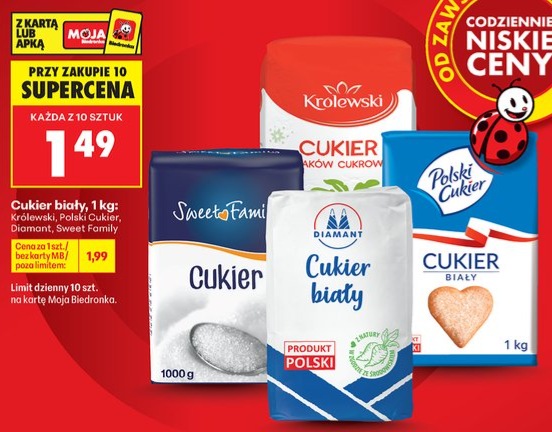 cukier biały