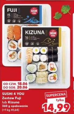 zestaw sushi Fuji lub Kizuna